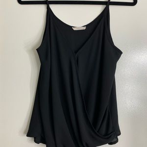Lush black blouse tank